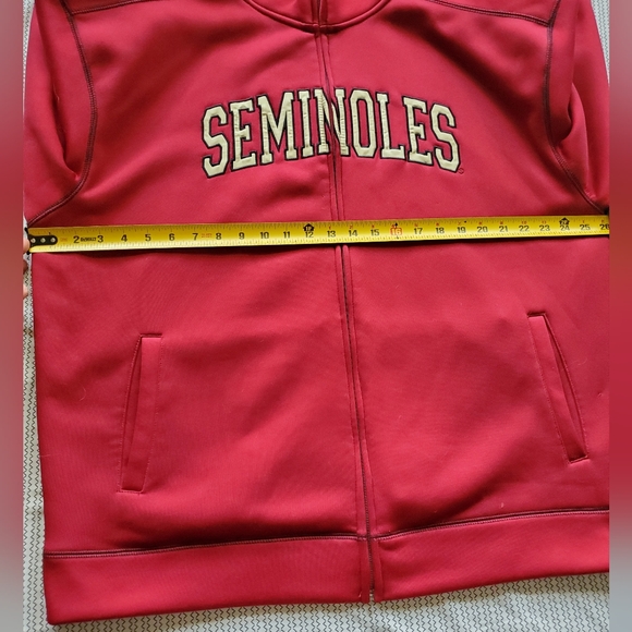 Seminoles Full zip up sweater Embroidered Logo Mens Size XL Campus Drive - Picture 5 of 6